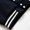 Kids Baseball Jacket School Varsity Uniform Casual Sweatshirt Girls Sweater Jacket Baseball Solid Color view 3