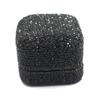 Bestbling Luxury Crystal Ring Box Earrings Pendant Ring Case Jewelry Display Storage Box Gift Box for Proposal Ring, Ceremony, Wedding Anniversary Valentine's Day (Black) view 4