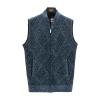 Maiyifu-GJ Men Sleeveless Full Zip Sweater Vest Lightweight Knitted Thermal Cardigan Causal Slim Fit V Neck Vests with Pocket (Blue,X-Large) view 1