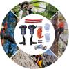 CeRaBuRET Climbing Spike, Adjustable Tree Climbing Gear with Extra Multi-Functional Straps, Blue Climbing Protection Tools For Outdoor Climbing view 2