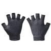 Adoolla Non-Slip Yoga Gloves for Women, Fingerless Yoga Gloves with Silicone Dots, Grey view 1
