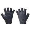 Adoolla Non-Slip Yoga Gloves for Women, Fingerless Yoga Gloves with Silicone Dots, Grey view 2