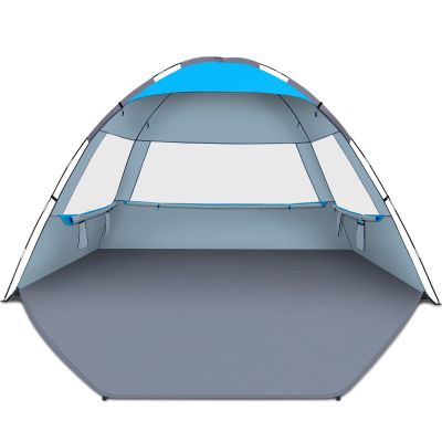Gorich Beach Shade Tent for 8-10 Person with UPF 50+ UV Protection, Portable Sun Shelter Canopy, Lightweight & Easy Setup Cabana Beach Tent