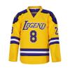 LEGEND 8 LEGACY24 Men's Legend 8 24 Movie Ice Hockey Jersey Stitched (Yellow,XXL) view 2