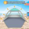 Gorich Beach Tent Sun Shelter for 3/4-5/6-7/8-10 Person with UPF 50 UV Protection, Lightweight & Easy Setup Beach Shade Canopy, Portable Shade Tent Cabana view 3