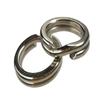 BRILISLE Fishing Split Rings Unbreakable Solid Rings for Lures 50 PCS 70-380LB Stainless Steel Heavy Duty Lure Ring Saltwater Freshwater Terminal Tackle Lures Connector Jigging Trolling Size 10 view 1