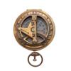 Antique Nautical Directional Magnetic Sundial Brass Compass, Personalized Antique Decor Birthday Gifts for Men, Astrolabe for Him, Baptism Gifts with Engraved Quotes view 2
