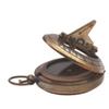 Antique Nautical Directional Magnetic Sundial Brass Compass, Personalized Antique Decor Birthday Gifts for Men, Astrolabe for Him, Baptism Gifts with Engraved Quotes view 3