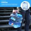 BESPORTBLE Water Container with Tap, 10L Portable Plastic Water Bucket Driving Water Tank Water Bottle Carrier for Outdoor Camping Travel Bucket Home Emergency Drinking Storage Kettle view 2