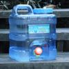 BESPORTBLE Water Container with Tap, 10L Portable Plastic Water Bucket Driving Water Tank Water Bottle Carrier for Outdoor Camping Travel Bucket Home Emergency Drinking Storage Kettle view 3