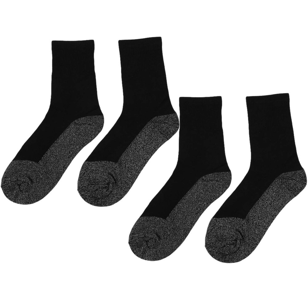 Heated Socks , Heated Socks for Women Men , Winter Thick Warm Cotton Sox Heating Foot Warmer , Rechargeable Sports Outdoor Climbing Hiking Hunting Biking Foot Warmer , 2 pairs Sports Compression Socks