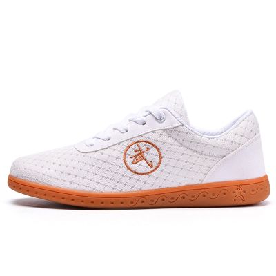 DAFLIN Breathable Taekwondo Shoes Comfortable Non-Slip Taekwondo Sport Shoes for Adults (Color : White, Size : 7 US)