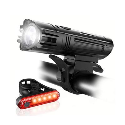 XARONF Mountain Bike Lights for Night Riding, USB Bicycle Headlight Waterproof Bike LED Lights Front and Back Super Bright Rechargeable Cycling Lights for Road Bike