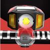 XARONF Bike Lights, USB Rechargeable, Super Bright Front Headlight Bicycle Light, 5 Light Modes, with Speedometer Calorie Counter for Road Mountain Cycling (Color : Red) view 4