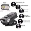 XARONF Bike Lights Front, Headlight USB Rechargeable Bicycle Lamp, Waterproof, LED Safety Flashlight Cycling Accessories, Fits Adult Kids view 2