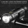 XARONF Super Bright Bike Light USB Rechargeable, LED Bicycle Headlight Front Lights, IPX6 Waterproof, Easy to Install for Men Women Kids Cycling Safety Flashlight view 3