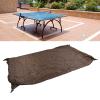 Ping Pong Table Cover Outdoor Waterproof, Table Tennis Cover,Dustproof Silver Coating for Courtyard Terrace(Brown) view 3