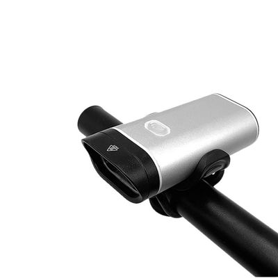 XARONF Bike Lights: 2 LED Bike Lights for Night Riding, Super Bright Bike Light Front, USB Rechargeable Bike Light Set, 4 Modes Bike Headlight (Color : Silver)