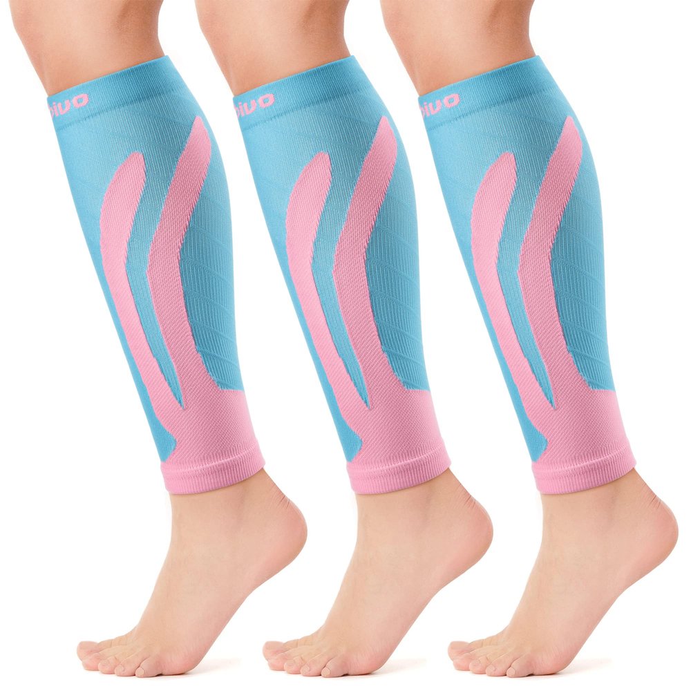 CAMBIVO Calf Compression Sleeves for Men & Women, Sports Compression Leg Sleeves for Shin Splints & Running Recovery