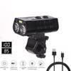 XARONF 750 Lumens Bike Lights for Night Riding, USB Rechargeable Bike Headlight Bicycle Lights Front, Led Bike Light Waterproof Bicycle Accessories for Cycling Road Mountain view 2