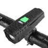 XARONF Bike Lights Headlights USB Rechargeable Waterproof Bright Bicycle Lights with Horn Phone Holder for Men Women Night Riding view 3