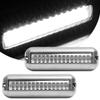 HUSUKU Mid 42LED 1500LM Marine Led Lights for Boat Underwater(White), 2PCS, 5.1inch, IP68, 316 Stainless Steel, Surface Mount for Yacht Pontoon Sailboat Kayak Skiff Duck Jon Accent Bass Boat Fishing view 1