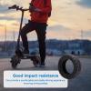10 Inch Electric Scooter Tire, 90/55-6 Off Road Vacuum Tire, Explosion-proof Rubber Solid Tubeless Wheels Front Rear Black Scooter Tyre Replacement view 2