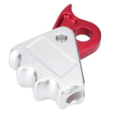 HERCHR Rock Climbing Ascender, Alloy Auto Lock Rope Grab Ascender Riser Adjuster for Mountaineering Climbing Outdoor Sports