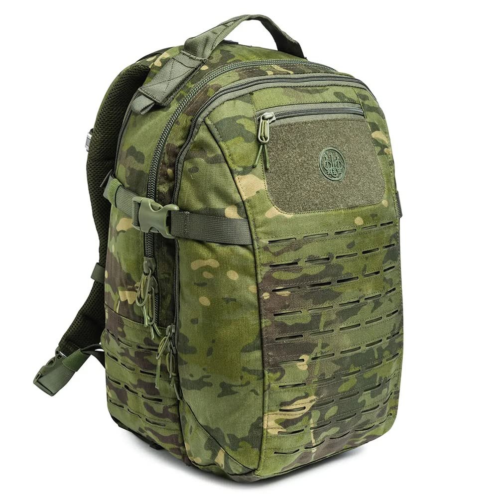 Beretta Active Outdoors Molle Watertight Laptop Compartment 29L Tactical Multicam Backpack BS861T225707Z1, Multicam Tropic