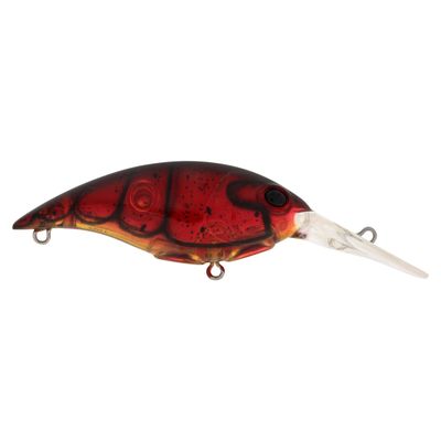 Berkley Money Badger Fishing Lure, Ghost Red Craw, 1/4 oz, 2.1in | 5cm, Hybrid Baitfish-Crayfish Design, Patented FlashDisc Technology, Equipped with Sharp Fusion19 Hooks