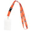Desert Cactus Edmonton Oilers Lanyard NHL National Hockey League Car Keys ID Badge Holder Lanyard Keychain Buckle (Orange with Pouch) view 1