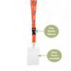 Desert Cactus Edmonton Oilers Lanyard NHL National Hockey League Car Keys ID Badge Holder Lanyard Keychain Buckle (Orange with Pouch) view 3