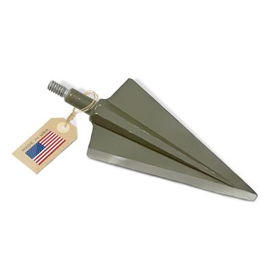 Vantage Point Archery VPA 1 1/8" 2 Blade 300 Grain Right Single Bevel Broadhead, Screw-in, S7 Premium Tool Steel 56-58 Rockwell, 3 Pack, Made in The USA