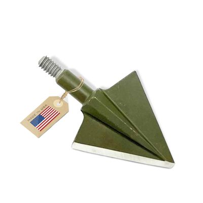 Vantage Point Archery VPA 1 1/8" 2 Blade 150 Grain Right Single Bevel Broadhead, Screw-in, S7 Premium Tool Steel 56-58 Rockwell, 3 Pack, Made in The USA
