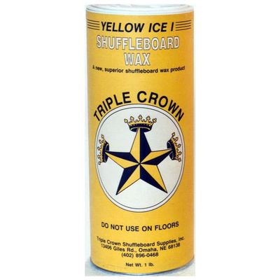 Zieglerworld Triple Crown Yellow Ice I Medium Speed Table Shuffleboard Powder Wax (24 Pack)