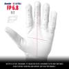 Franklin Sports USA Softball Women's Softball Batting Gloves - CFX Pro Fastpitch + Slowpitch Girls Batting Gloves - Adult + Youth Pairs - White + Gold - Adult Large view 2