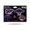 Rico Industries NHL Arizona Coyotes 5-PC Sticker Sheet 5 Pack Decal Sheet 6" x .25" view 1