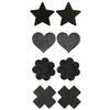 Celamirio Black Pasties Disposable Nipple Covers 4 Pairs view 1