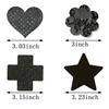 Celamirio Black Pasties Disposable Nipple Covers 4 Pairs view 2
