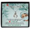 zapbest Rising Phoenix Necklace Luxury Box To My Doctor Wife, Anniversary Necklace For Doctor Wife, Birthday Necklace For Doctor Wife, From Husband, Ris view 1
