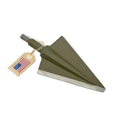 Vantage Point Archery VPA 1 1/8" 2 Blade 250 Grain Right Single Bevel Broadhead, Screw-in, S7 Premium Tool Steel 56-58 Rockwell, 3 Pack, Made in The USA