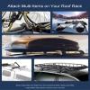 T Slot Bolts for Roof Rack Cross Bars, Platform, Cargo Basket, Stainless Square T Track Bolt Adapter to Secure Bike/Ski/Kayak Rack, Solar Panel, Awning, M8x30mm, 4mm Thickness view 4