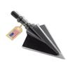 Vantage Point Archery VPA 1 1/8" 3 Blade 125 Grain 3-Blade Broadhead, Screw-in, 1045 Carbon Tool Steel 50-52 Rockwell, 3 Pack, Made in The USA view 1