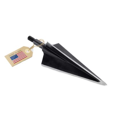 Vantage Point Archery VPA 1 1/8" 3 Blade 200 Grain 3-Blade Broadhead, Screw-in, 1045 Carbon Tool Steel 50-52 Rockwell, 3 Pack, Made in The USA