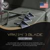 Vantage Point Archery VPA 1 1/4" 3 Blade 200 Grain 3-Blade Broadhead, Screw-in, 1045 Carbon Tool Steel 50-52 Rockwell, 3 Pack, Made in The USA view 2