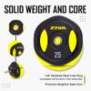 ZIVA RPU Studio Barbell Add-On Weight Plates  Pair of Standard 1.25" Discs  For Use with ZIVA Studio Barbell Set Only (5 lb Pair/Plates Only) view 4