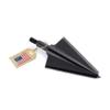 Vantage Point Archery VPA 1 1/8" 2 Blade 200 Grain Double Bevel Broadhead, Screw-in, 1045 Carbon Tool Steel 50-52 Rockwell, 3 Pack, Made in The USA view 1