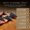Vantage Point Archery VPA 1 1/8" 2 Blade 200 Grain Double Bevel Broadhead, Screw-in, 1045 Carbon Tool Steel 50-52 Rockwell, 3 Pack, Made in The USA view 4