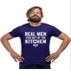 5X-Large Purple Mens Real Men Stay Out of The Kitchen Pickleball Funny T-Shirt view 1