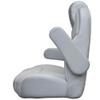 Boat Wide Reclining Helm Seat | Gray Vinyl 30 3/8 x 25 3/4 x 33 Inch view 2